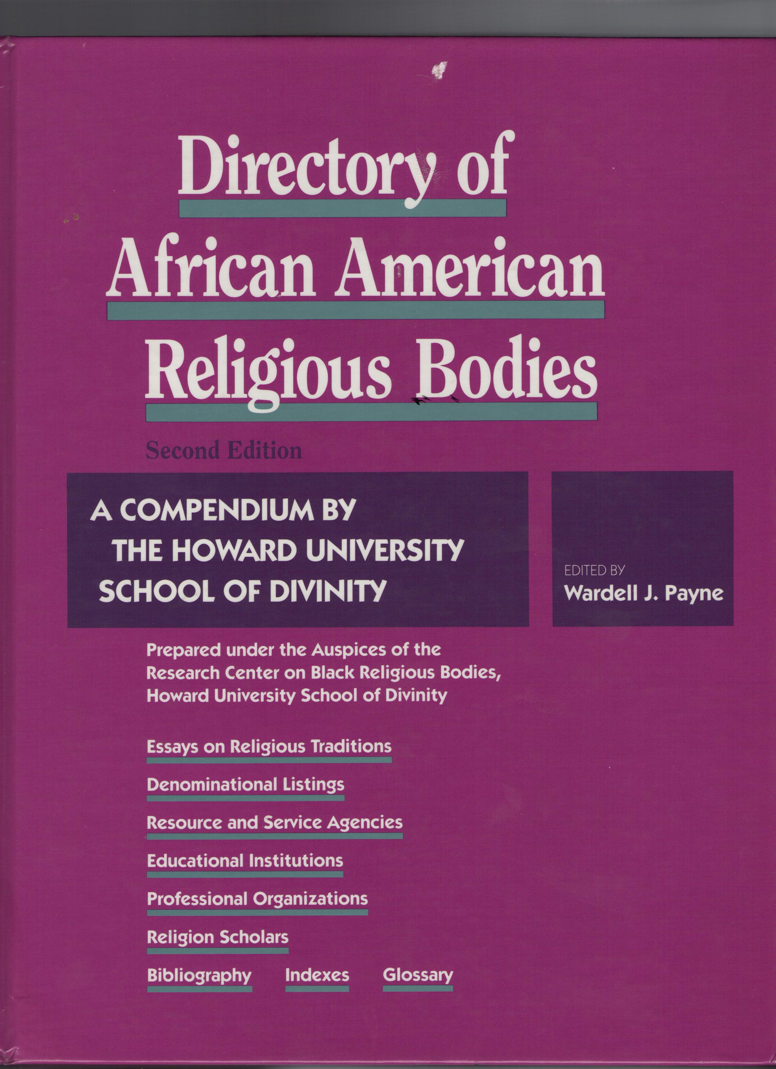 Directory of African American Religious Bodies